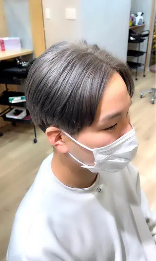 ショート カラー メンズ Iz所属・マスダ ヤスノリのヘアスタイル
