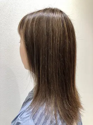 セミロング カラー RUBEUS【ルベウス】所属・✨艶々カラー🎨 杉本賢人のヘアスタイル