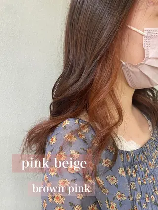 ロング カラー 舟橋 りんかのヘアスタイル