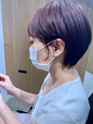 ショート カラー natsu ナチュラルのヘアスタイル