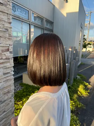 ショート カラー 諸岡 玲のヘアスタイル