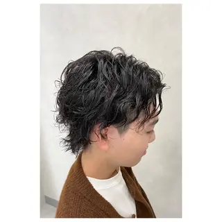 ショート カラー パーマ ヘアアレンジ メンズ キッズ TopStylist ✂︎ Azumaのヘアスタイル