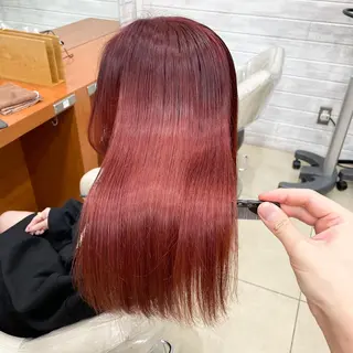 ロング カラー 縮毛矯正/髪質改善 /韓国風　山川春輝のヘアスタイル