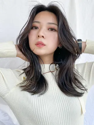 セミロング 【1日2名様限定】 AFLOAT白川雄副のヘアスタイル