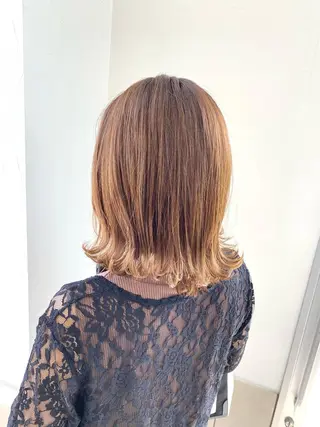 ミディアム カラー シェアサロンR所属・川合 勇気のヘアスタイル