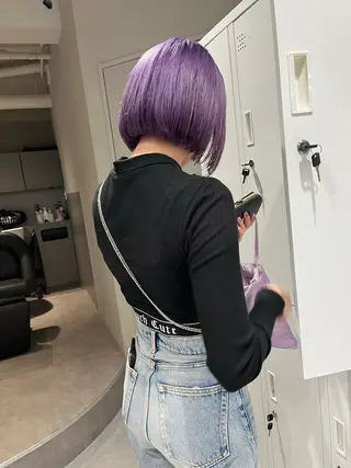 ショート ハイトーン/メンズ/ ボブ RINのヘアスタイル