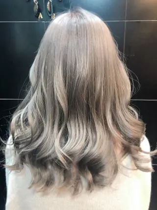 ミディアム カラー MODEK's阿倍野 伊藤サダキのヘアスタイル