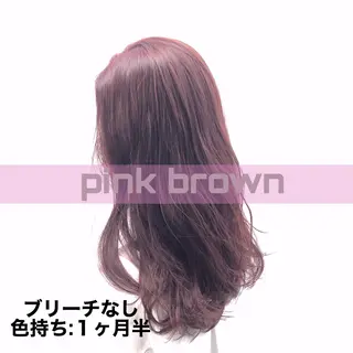 セミロング カラー パーマ ヘアアレンジ 韓国艶カラー🇰🇷 DISCO💙のヘアスタイル