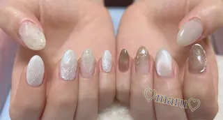 ネイル まるみ♡8/25- 31お休み🙇‍♀️のネイルデザイン