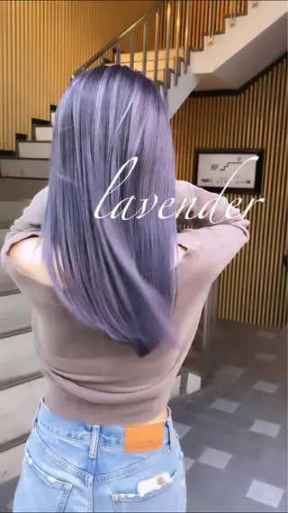 ミディアム カラー Selenehair 三条本店のヘアスタイル