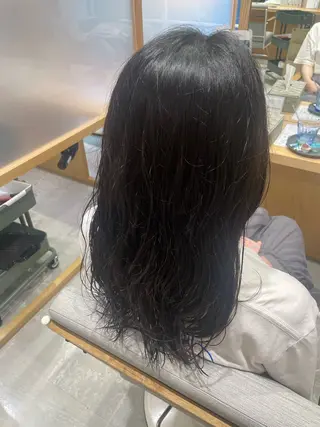 ロング パーマ Spin hair烏丸店所属・🌟Spinhair 福永えいみ🌙*.｡のヘアスタイル