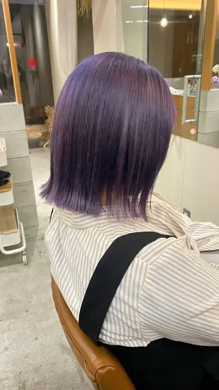 ミディアム カラー NIKO/名古屋/ 伏見/花屋併設のヘアスタイル