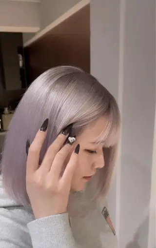 ミディアム Kvell&Co. YUSUKEのヘアスタイル