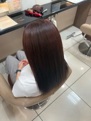 ロング カラー 藤田 弘樹のヘアスタイル