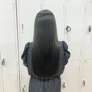 ロング カラー ヘアアレンジ キヨミ 韓国レイヤーカットのヘアスタイル