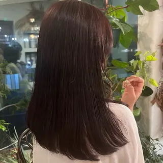 ロング カラー 高原 優のヘアスタイル