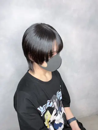 ショート メンズ 大阪韓国メンズ特化 LUNAのヘアスタイル