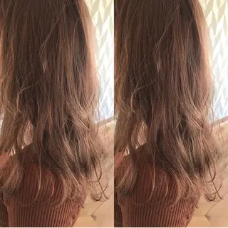 ロング カラー 入江 志穂のヘアスタイル