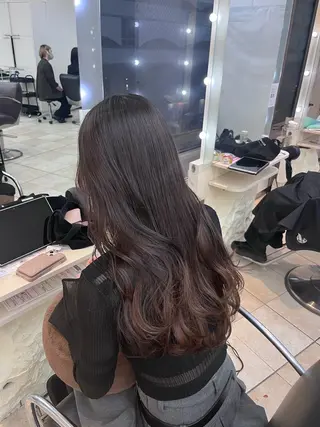 ロング 韓国レイヤー×モテ髪 /MITSUKI🤍のヘアスタイル