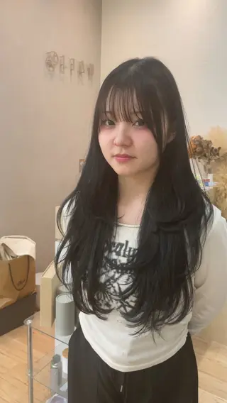 ロング 橋本翔 /レイヤーカットのヘアスタイル