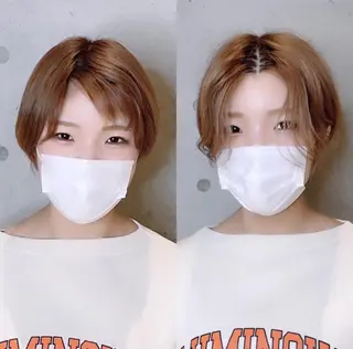 ショート ACHFILO モデル募集のヘアスタイル