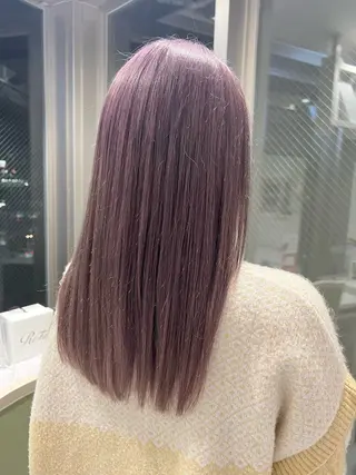 セミロング ナチュラル/インナー /牧野 佑菜のヘアスタイル
