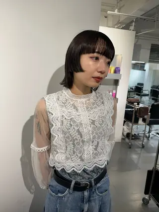 ミディアム お悩み解決パーマ hana🩰のヘアスタイル