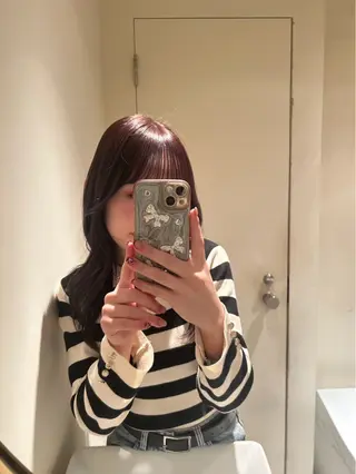 ミディアム カラー 🎀asumi/艶 カラー/髪質改善🎀のヘアスタイル