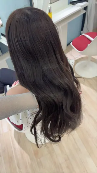 ロング カラー ParveMix 岡本えりかのヘアスタイル