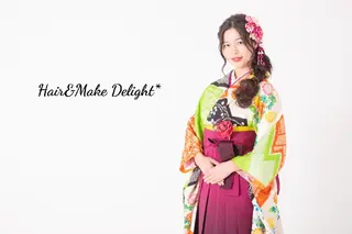 ロング ヘアアレンジ Hair&Make  Delight*のヘアスタイル