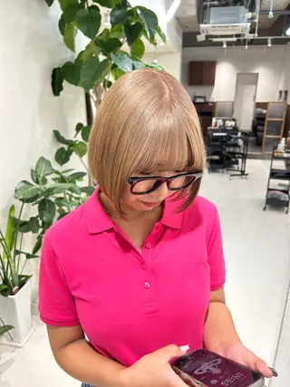 ショート カラー Liru:smart salon/茅ヶ崎のヘアスタイル