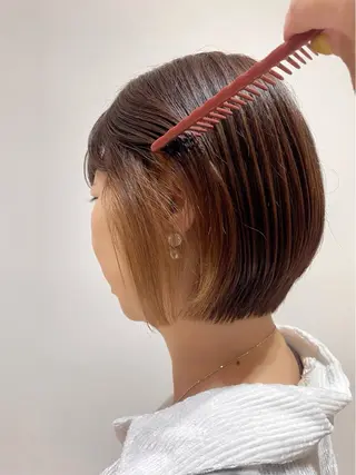 ショート カラー ♡オシャ髪♡AI ✂️newi町田のヘアスタイル