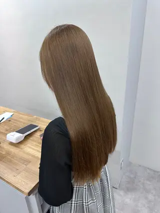 ロング パーマ 縮毛矯正モデル募集 RIKOのヘアスタイル