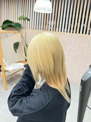 ミディアム カラー 上野/ハイトーン💫 透明感🫧/カズヤのヘアスタイル