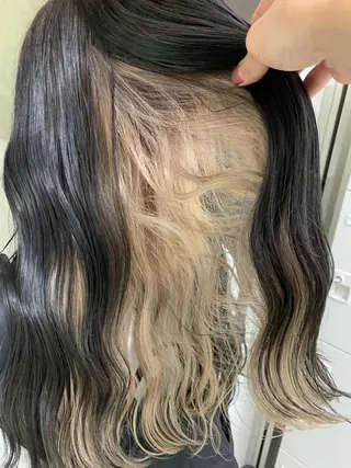 セミロング カラー 🎨ブリーチ職人 店長Takaya🎨のヘアスタイル