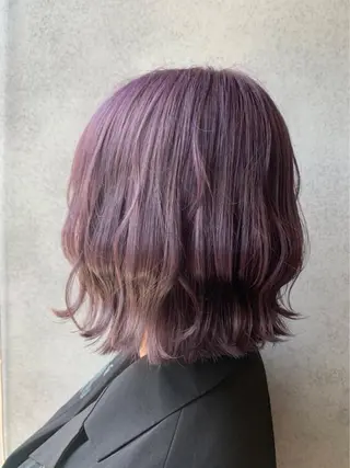 ミディアム カラー レディースカット/ シュドウヒナタ🐰のヘアスタイル