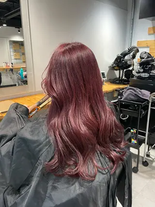 ロング ♥️暖色モテカラ ー♥️由夏のヘアスタイル