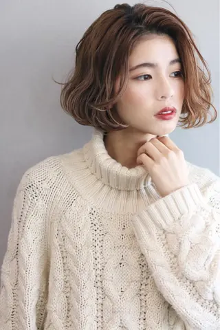 ショート カラー ボブ/ショート/ 白髪染め/メンズ葛西のヘアスタイル