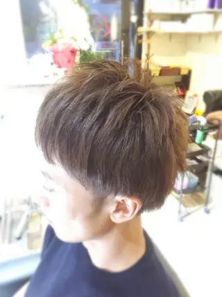 ショート カラー メンズ 美容歴18年以上🌈 山口のヘアスタイル