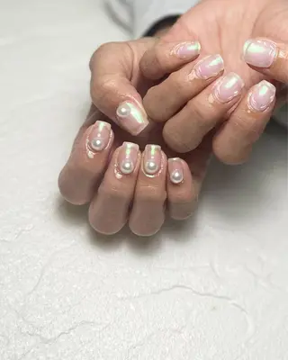 ショート 山崎 怜のネイルデザイン