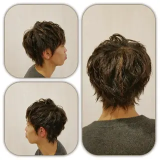 ショート MaKaNa hair supli 所属・水口 正登のヘアスタイル