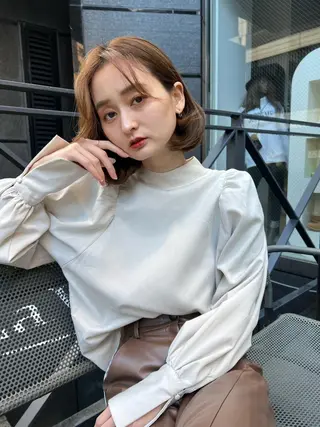 ショート カラー salowin所属・吉ヶ別符 亮祐のヘアスタイル