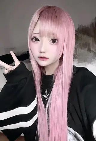 ロング カラー ハイトーンエクステ 🎩カズキ🎩のヘアスタイル