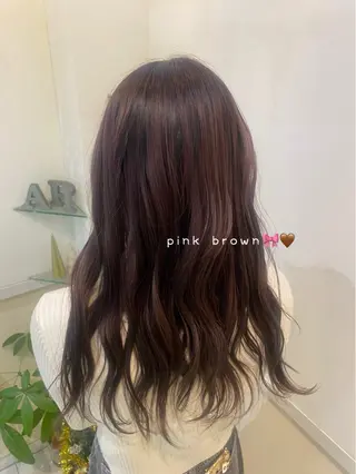 カラー 透明感カラー🧁🩰 🫧仲松良菜🎀のヘアスタイル