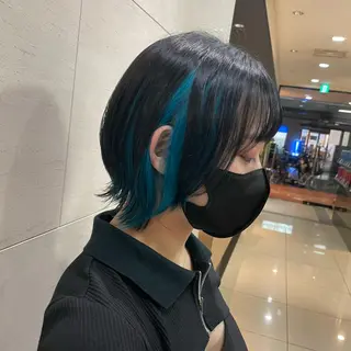 ショート ハイトーン/暖色/ 眉/メイク/Rinaのヘアスタイル