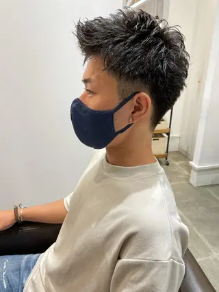 メンズ 細沼 葵のヘアスタイル