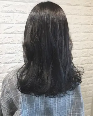 ミディアム カラー パーマ ヘアアレンジ メンズ 🌿‬ ܸAir 透明感🌱西村知佳のヘアスタイル