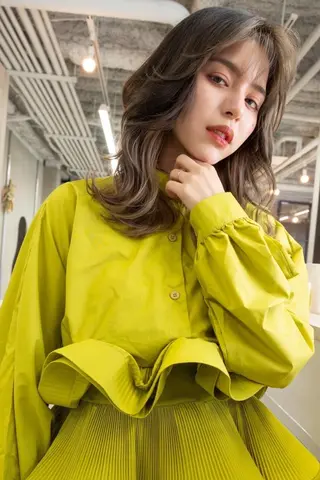 ロング カラー ANGELICA JR奈良店のヘアスタイル