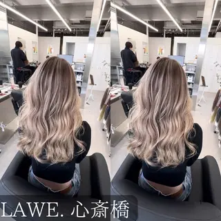 ロング カラー シールエクステ/ ダブルカラー/茉央のヘアスタイル