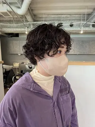 ショート パーマ 桃果 momokaのヘアスタイル